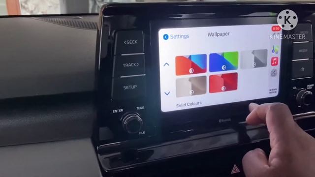KIA SELTOS HOW TO CONNECT CARPLAY , How To Set Wallpaper And Appearance