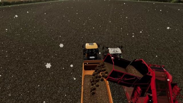 Calmsden Life - Harvesting Potatoes in the Snow - Farming Simulator 22 смотреть онлайн