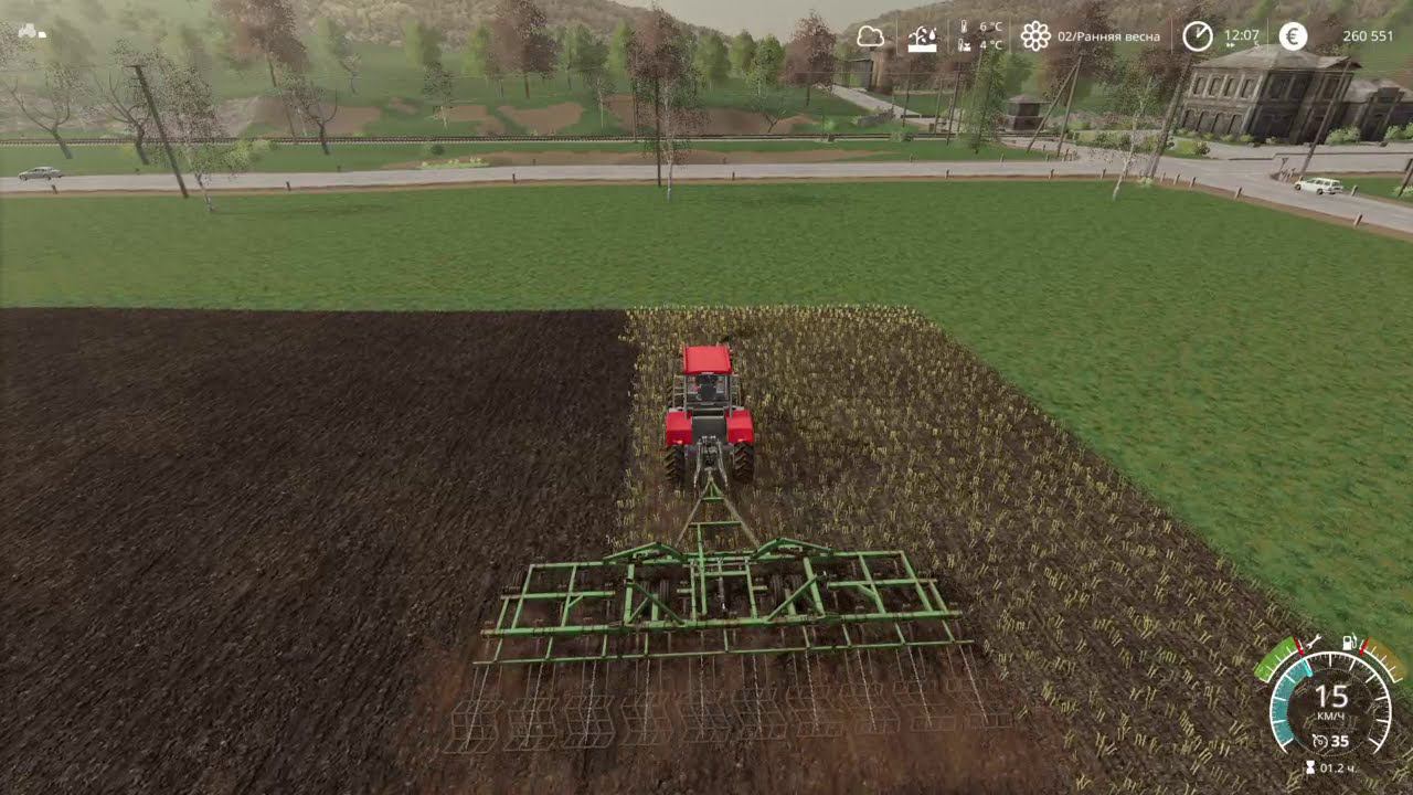 PS4 Pro) FS19 карта Сосновка #02 Батрачим на чужих полях смотреть онлайн