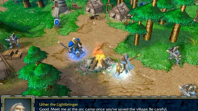Warcraft 3 - RoC Defense of Strahnbard Part 1 смотреть онлайн