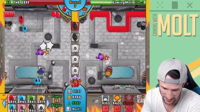 FACING "THE BEST" :: Bloons TD :: 4 GAMES IN ONE VIDEO! смотреть онлайн
