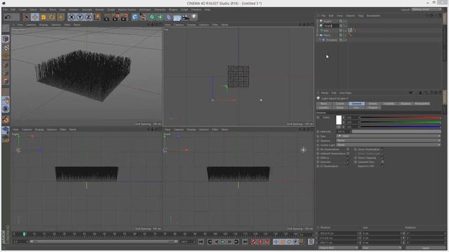 Cinema 4D Tutorial: Grass in the Wind Tutorial смотреть онлайн