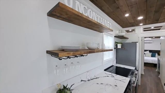 High-End Shipping Container Home Built on a DIY Budget - TINY HOUSE TOUR смотреть онлайн