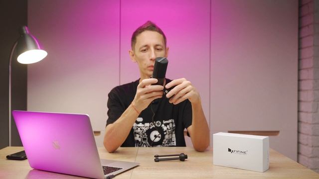 USB Микрофон для стримов бюджетный. Fifine K669. обзор смотреть онлайн