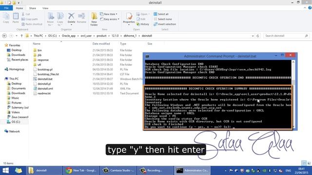 Deinstall Oracle Database смотреть онлайн