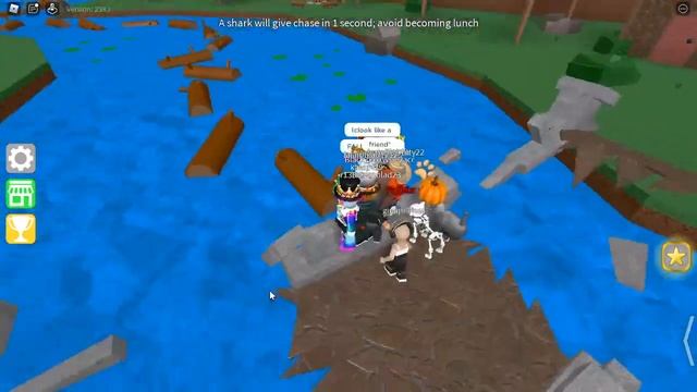 Roblox Epic Minigames - Shark Survival: River смотреть онлайн