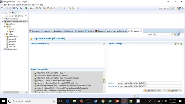How To Upload Selenium Eclipse Project Code To GIT: Eclipse code integration with GIT смотреть онлайн
