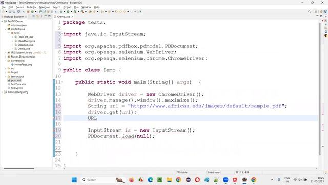 How to read text from a PDF file (Selenium Interview Question #213) смотреть онлайн