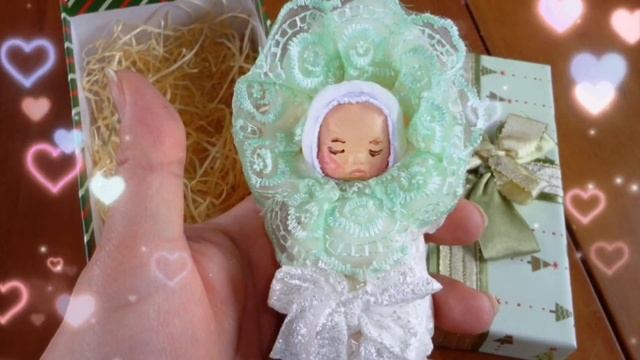 Елочная ватная игрушка "Малютка". #елочнаяигрушка #игрушкаизваты смотреть онлайн