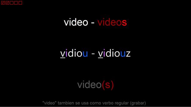 Inglés SUSTANTIVOS A1, 4° parte. Práctica con voz lenta y voz normal смотреть онлайн