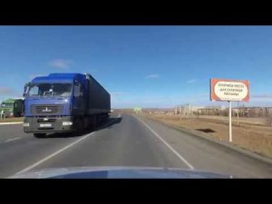 Орск, на машине по городу.