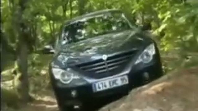 Ssangyong Actyon по бездорожью и в воде