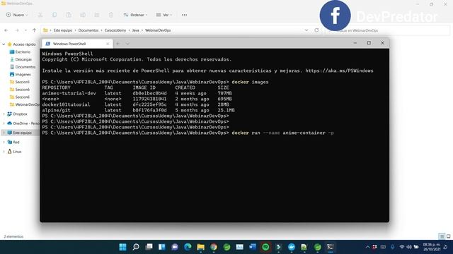 TUTORIAL DOCKER - ¿Cómo crear un container? @DevPredator смотреть онлайн