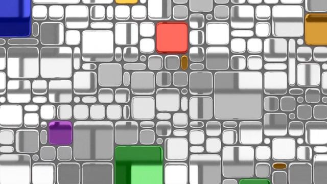 Colorful Mosaic Animated Background | Moving Glass Glossy Squares Boxes | Blender Animation #16 смотреть онлайн