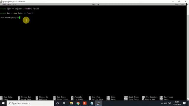 Led Interfacing with Raspberry PI | NodeJS | JavaScript Tutorial смотреть онлайн