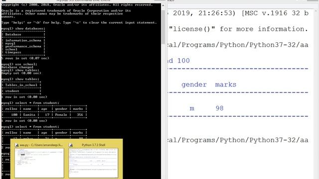 Grade 12: Python with MySQl (Update and Delete Command) смотреть онлайн
