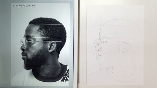 How to draw an accurate sketch using simple guidelines смотреть онлайн