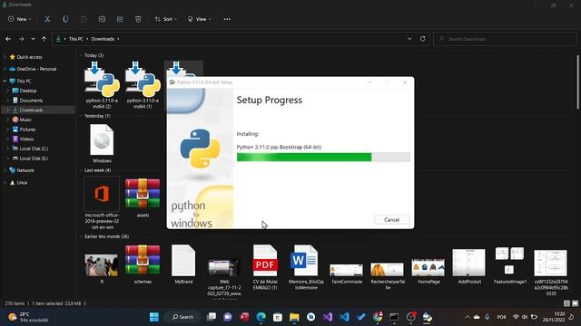 How to install Python 3.11 on Windows 10 11 смотреть онлайн