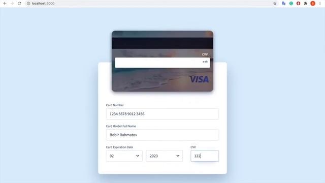 An awesome payment system demo in React ? смотреть онлайн