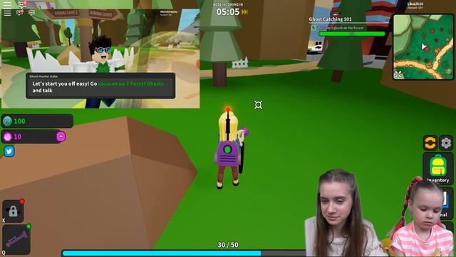 СТАЛИ ОХОТНИКАМИ ЗА ПРИВЕДЕНИЯМИ ROBLOX/ Ghost simulaor roblox. смотреть онлайн