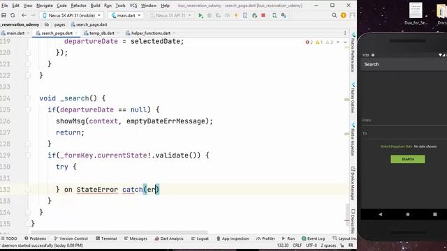 6 Flutter with Spring Boot - Search Page Find a Route смотреть онлайн