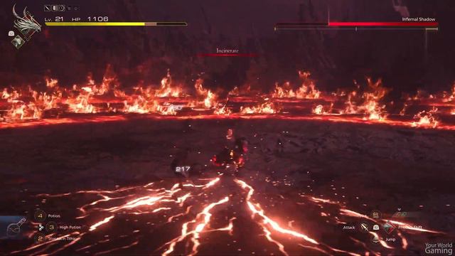 Final Fantasy 16: The Infernal Eikon, Ifrit / Shadow Clive Boss Fight (4K60FPS) смотреть онлайн