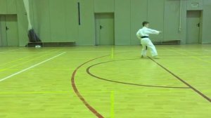 Ката Тайкеоку Шодан - обучающее видео (Taikyoku Shodan full lesson)