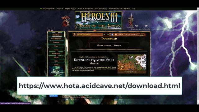 How to Install Heroes 3 Horn of the Abyss and HD Mod смотреть онлайн
