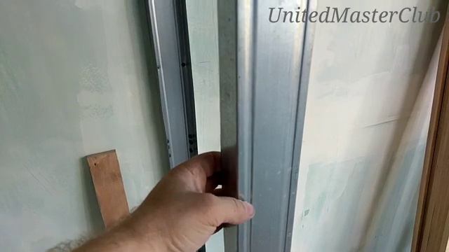 стенка для встроенного шкафа (перегородка). Монтаж гипсокартона, очередность сборки. смотреть онлайн