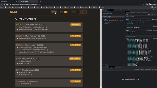 NODE Project (Web Developer Portfolio) смотреть онлайн