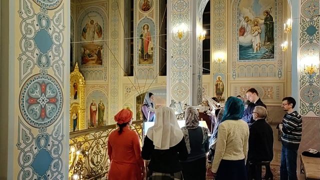 На хвалитех стихиры Богородицы, гл 4-й. Регент Екатерина Артюхова. смотреть онлайн