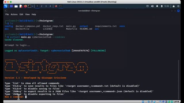 Instagram OSINT Investigation with OSINTGRAM смотреть онлайн