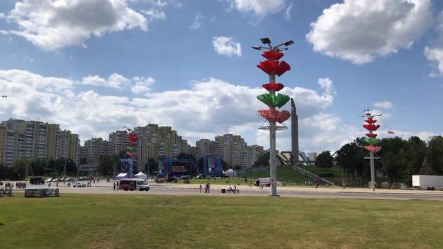 Минск в начале июля. День независимости. (часть 1) смотреть онлайн