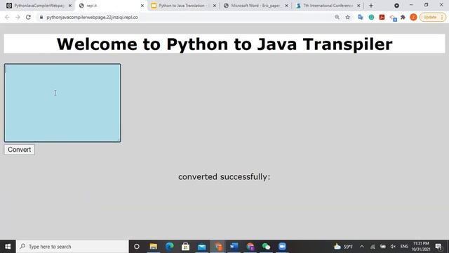Python to Java Converter смотреть онлайн