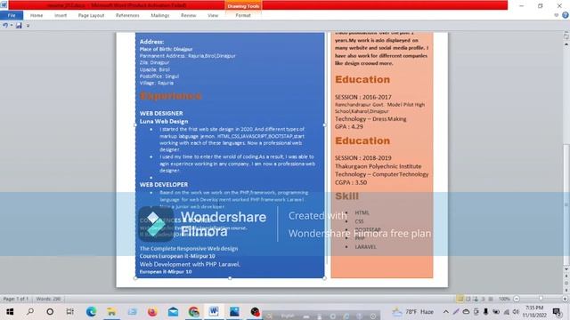 How Create for Web Design & Developemt Cv htm, css, Bootstap,Php,Laravel. смотреть онлайн