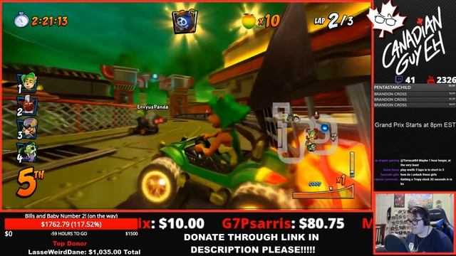 Nitro Tour Grand Prix! - Crash Team Racing Nitro Fueled LIVE STREAM (Grand Prix Opens at 8pm EST) смотреть онлайн