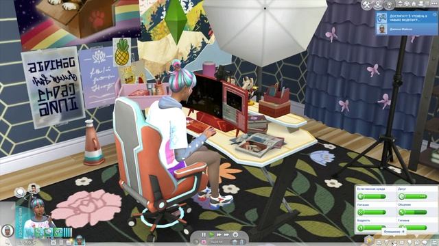 Как стать Игровым Стримером? / The Sims 4 High School Years / Прохождение Симс 4 / Карьеры Sims 4 смотреть онлайн