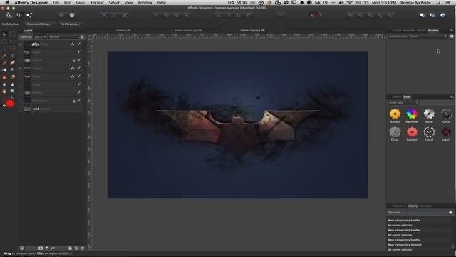 Affinity Designer tutorial – How to Creating Your Own Custom Smoke Brush Today! смотреть онлайн