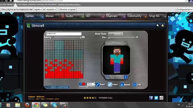Minecraft skins | Herobrine animado смотреть онлайн