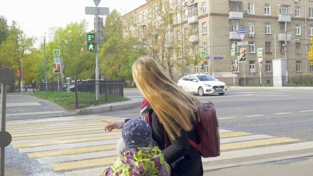 Как правильно переходить дорогу на пешеходном переходе смотреть онлайн