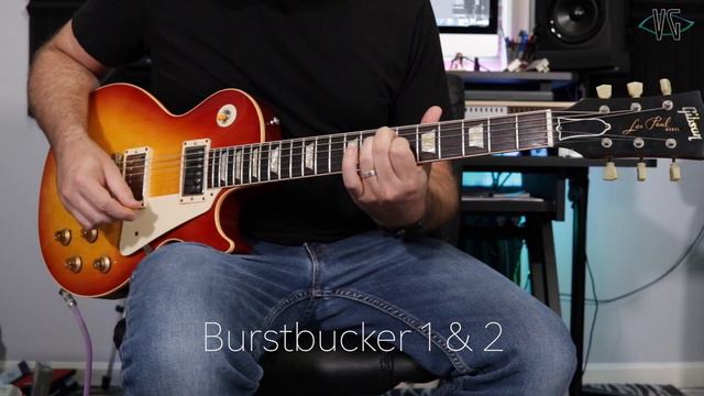 Humbucker Shootout: Dimarzio 36th Anniversary Vs. Gibson Burstbucker 1 and 2 смотреть онлайн