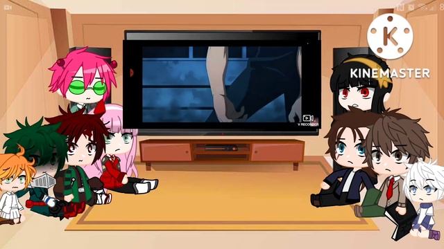 Anime Characters React To Each Other Part 1 Izuku Midoriya