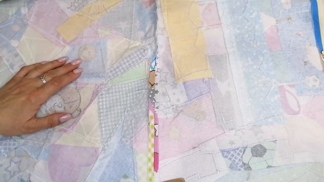 Как быстро сшить детское одеялко из лоскутков. Печворк. Магнатекс. Получилось просто чудо!!! смотреть онлайн