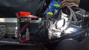 Ski-Doo ROTAX 900 ACE правильная замена фильтров масла топлива. присадки .датчик Угара СО 2