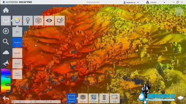 fotogrametria con drones, nube de puntos dense AutoCAD Recap смотреть онлайн