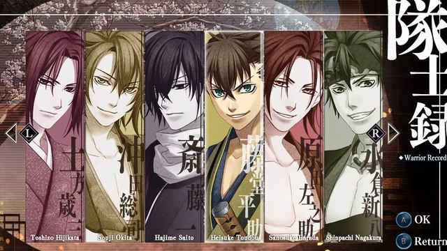 Playing Hakuoki: Kyoto Winds (Otome/Dating Sim/Visual Novel) [PART 1]