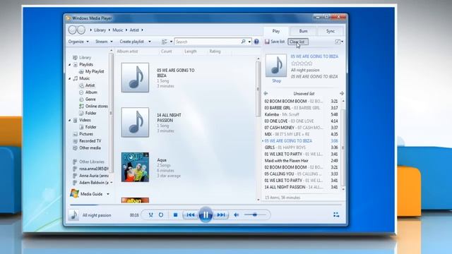How to create a regular playlist in Windows® Media Player смотреть онлайн