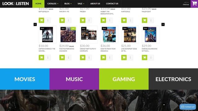 Look Listen Play Shopify Theme by RockThemes Website Template - 53769 смотреть онлайн