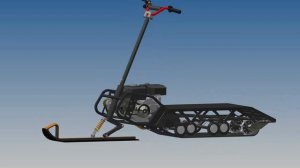 Снегоход своими руками ЧЕРТЕЖИ #3/ Mini snow bike