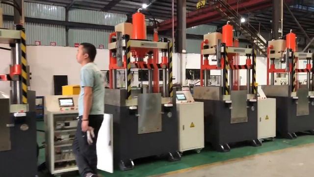 Stretching hydraulic press, servo hydraulic press, four column hydraulic press, смотреть онлайн